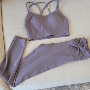 Chic Lavender Activewear Lululemon Set